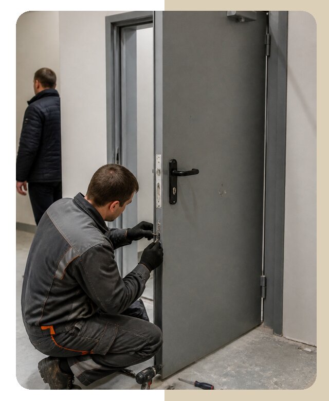 Ремонт противопожарной двери в Самаре по цене 6569 р. | ДвериЛегко-Смр