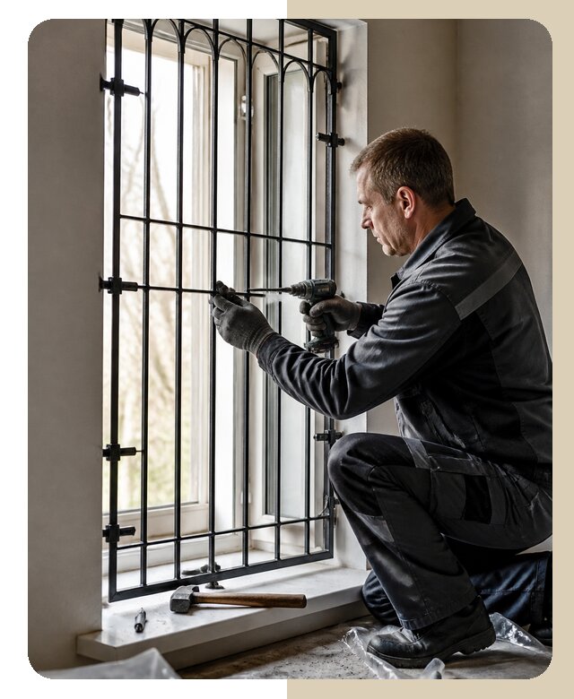 Установка решеток в проем в Самаре по цене от 4548 р. | ДвериЛегко-Смр